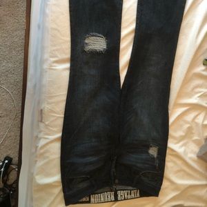 Distressed jeans. Size 9. Hydraulic vintage.